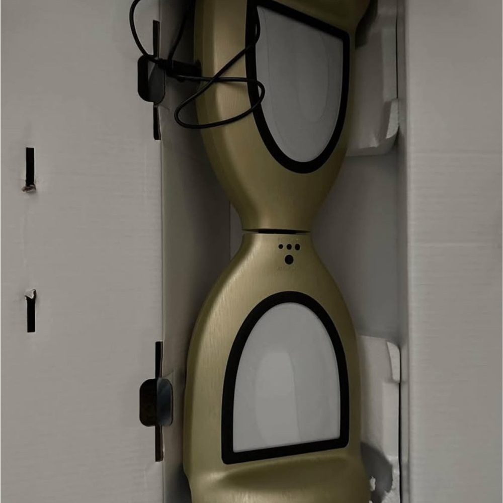 Gold VR Headset with Black Accents